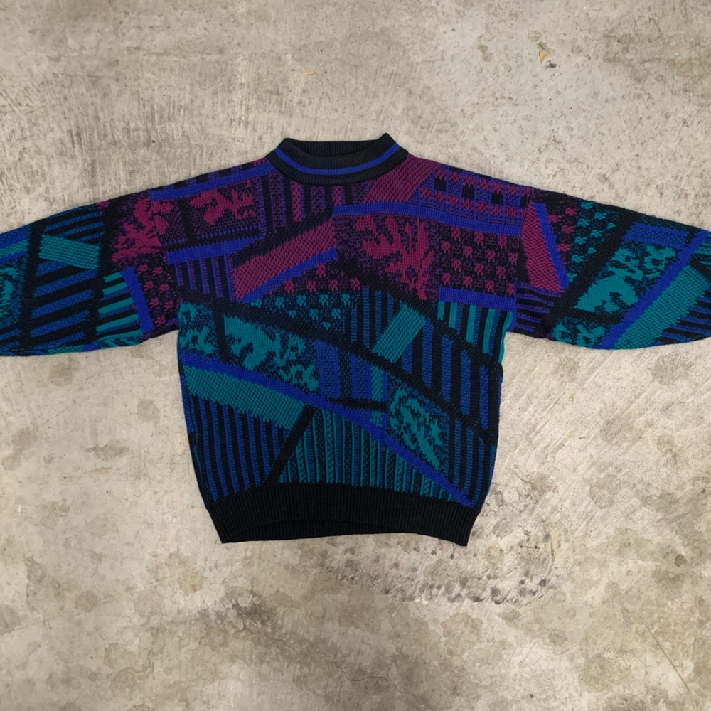 Vintage Geometric Sweater